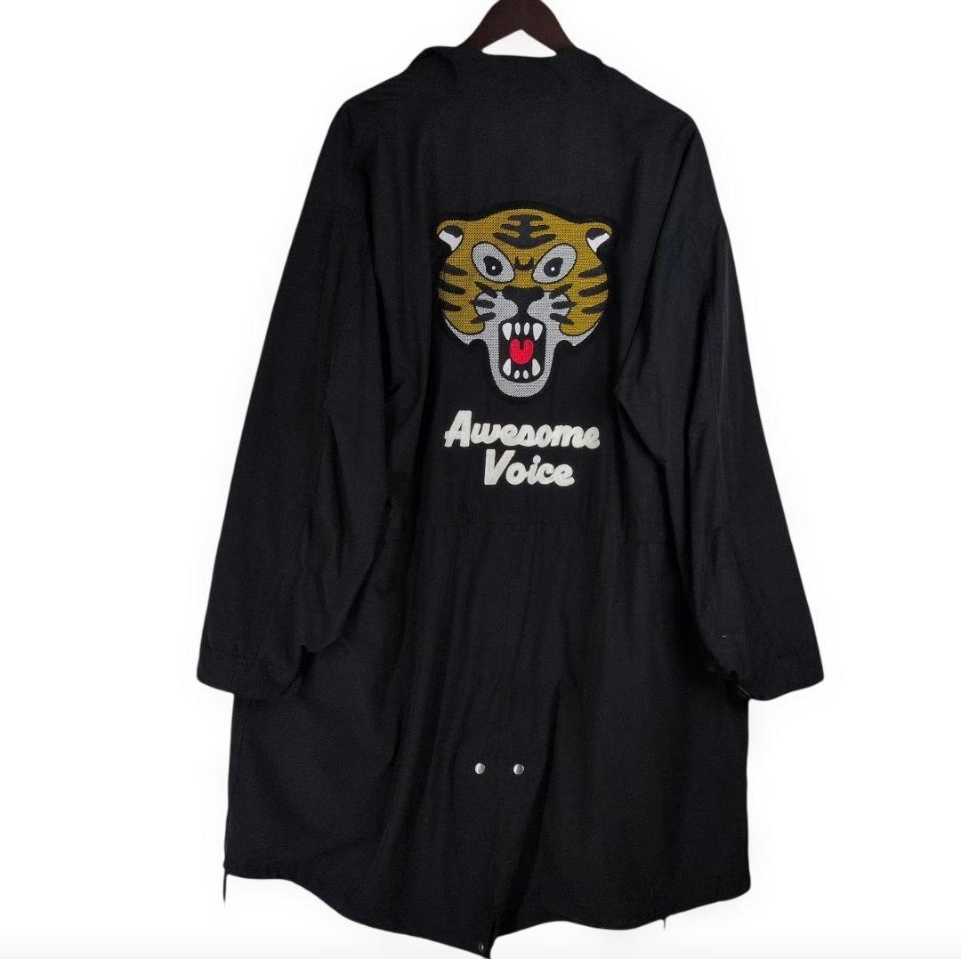 美品☆ グラニフ オーサムタイガー 3Way仕様アウター モッズコート 黒