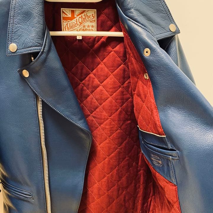 専用 アディクトクローズ AD-03 ビンテージブルー キップレザー サイズ