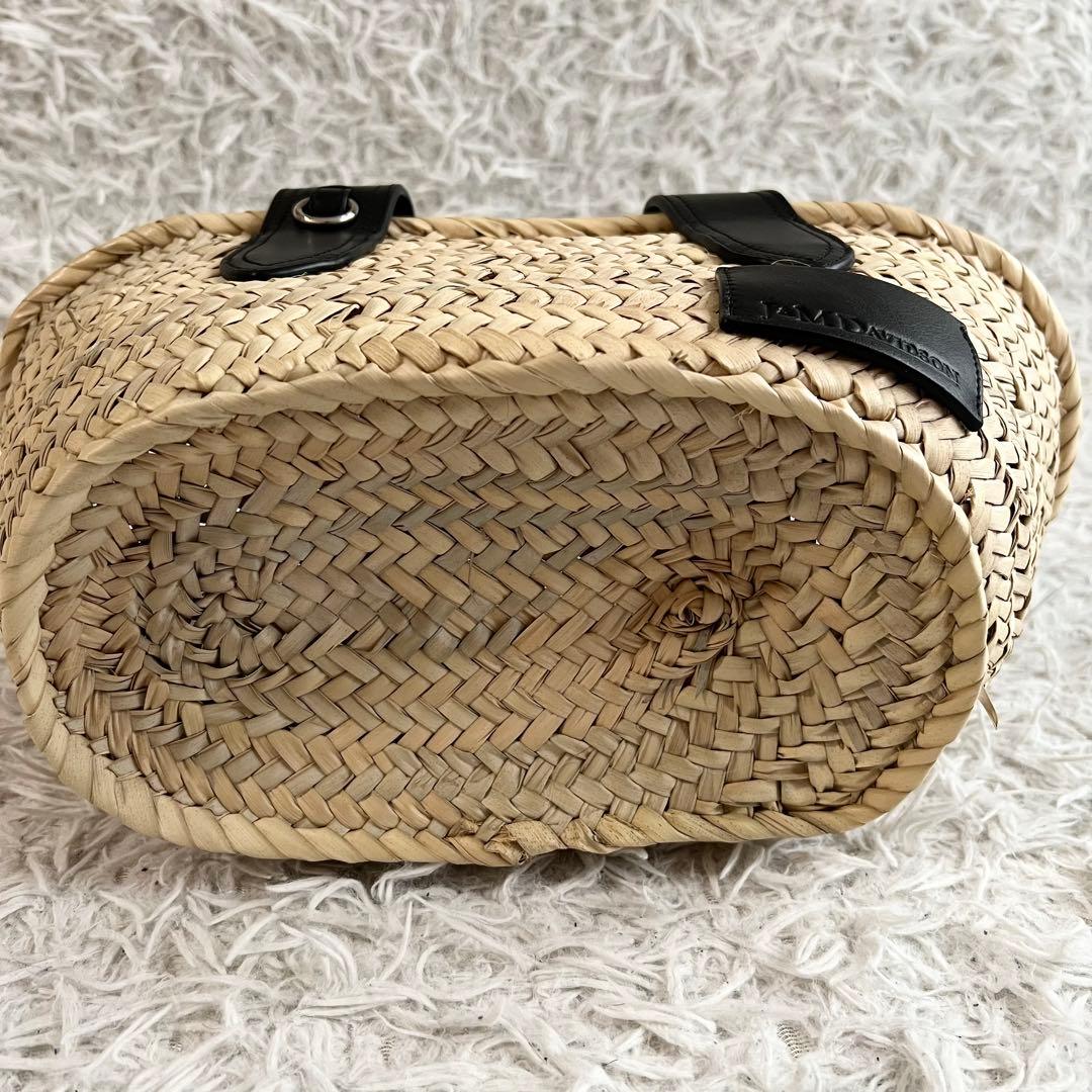 ほぼ未使用 23ss J&M DAVIDSON レザー ブラック かごバッグS - メルカリ