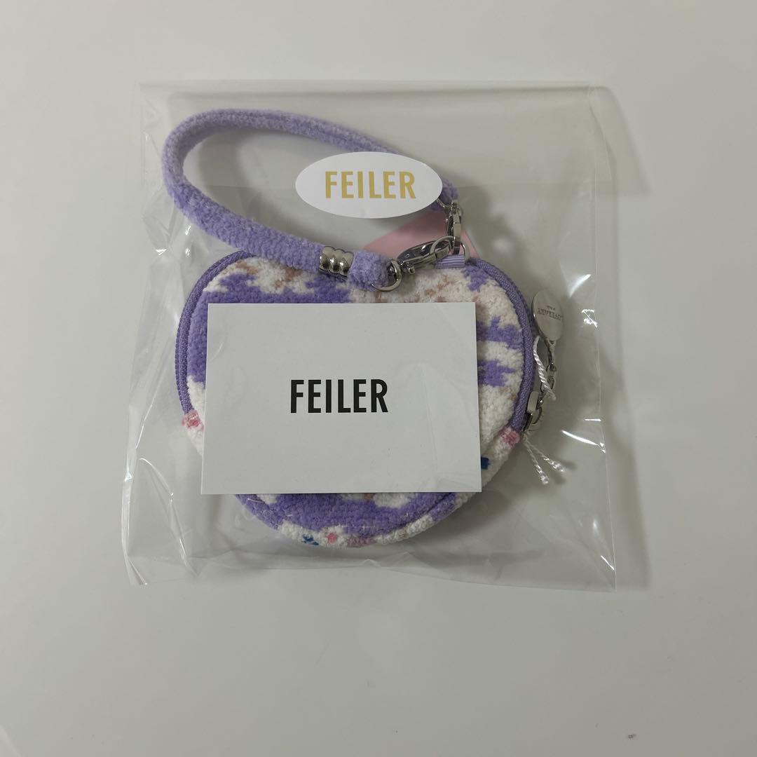 ラブラリーバイフェイラー モフモフネコチャン ハート型ポーチ WEB