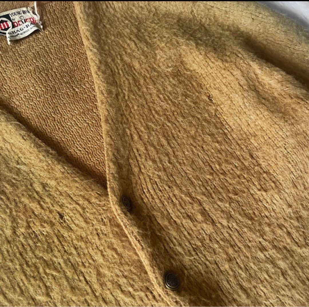 ど*ら様 60s REVERE モヘアカーディガン 毛足長 カート・コバーン グ