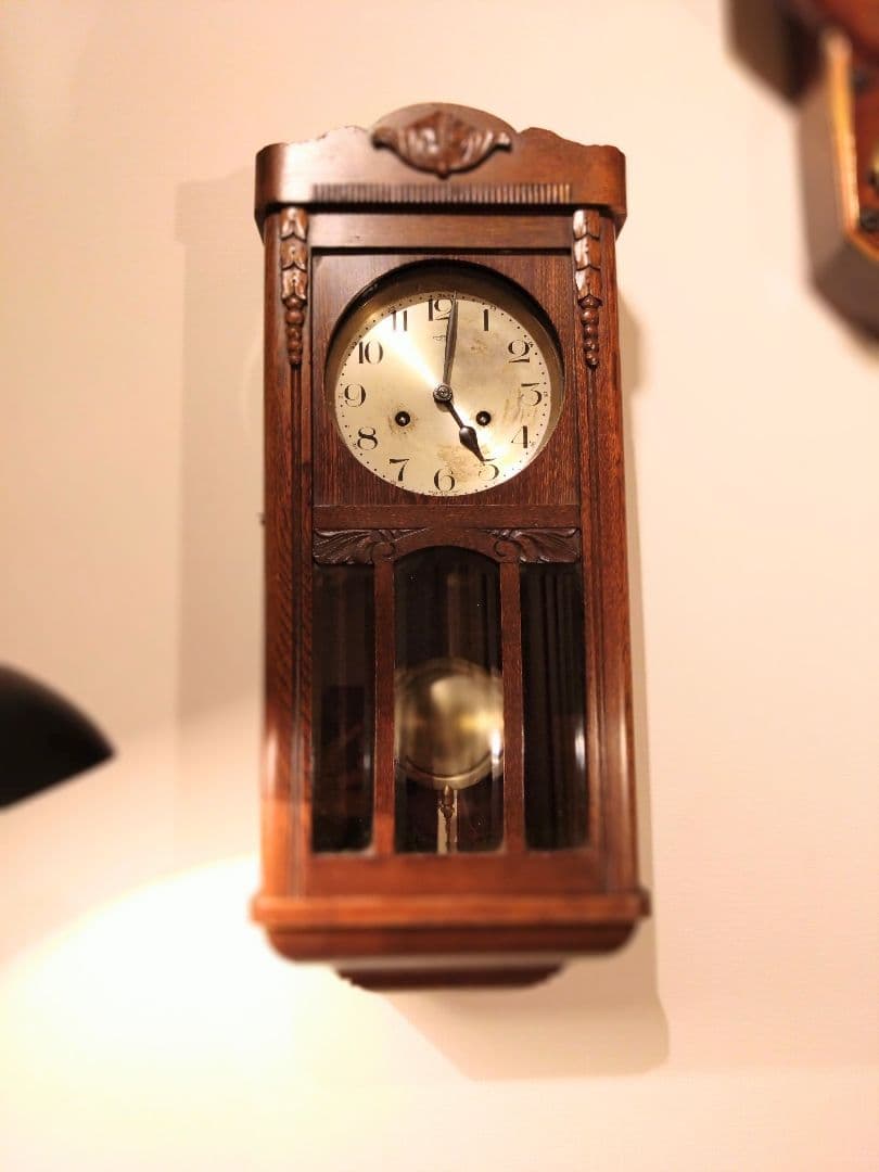 柱時計　キンツレ　ドイツ　スリゲル　アンティーク　昭和レトロ　ユンハンス　精工舎 柱時計キンツレドイツスリゲルアンティーク昭和レトロユンハンス精工舎