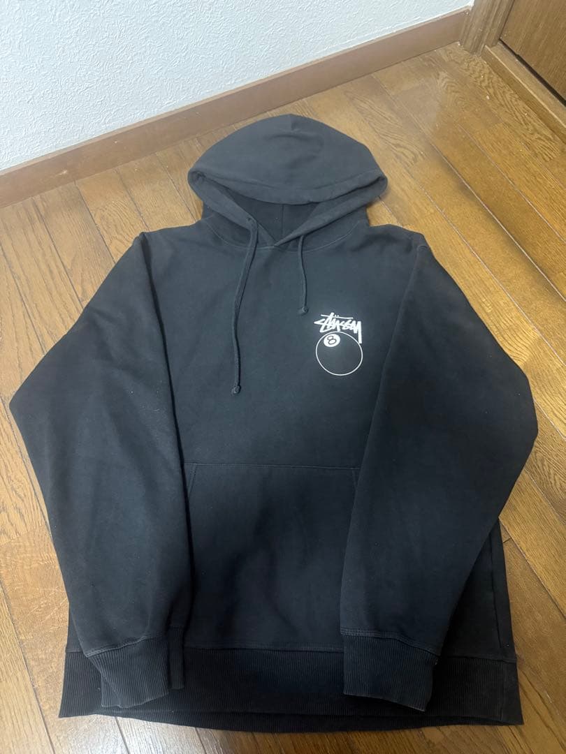 Stussy 8ボール パーカー ブラック - メルカリ