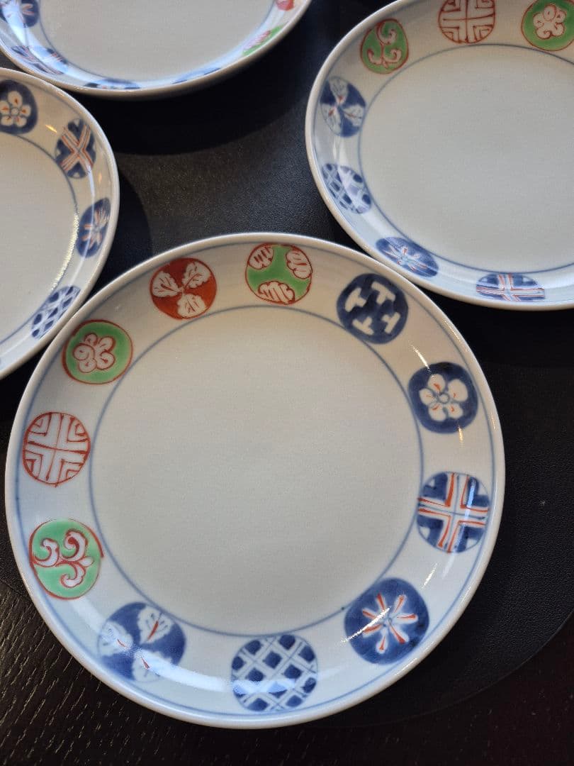 banbi様専用※ 有田焼 福珠窯 染錦丸紋 5.5寸皿 - メルカリ