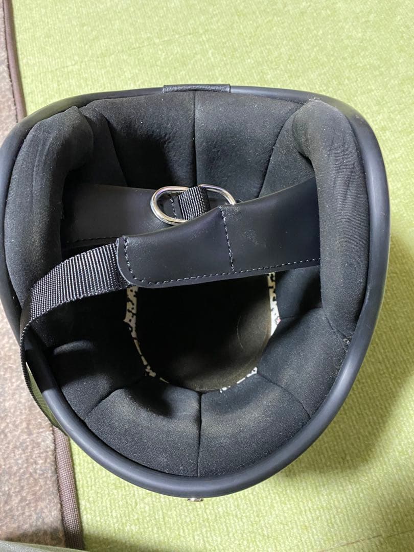 人気カラー】BUCO ブッコ アイボリーブラックジェットヘルメット L