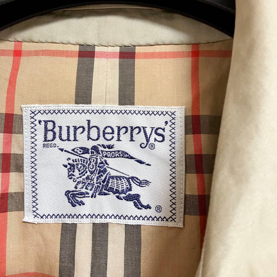 バーバリー トレンチコート ロング￼107 裏地ノバチェック総柄