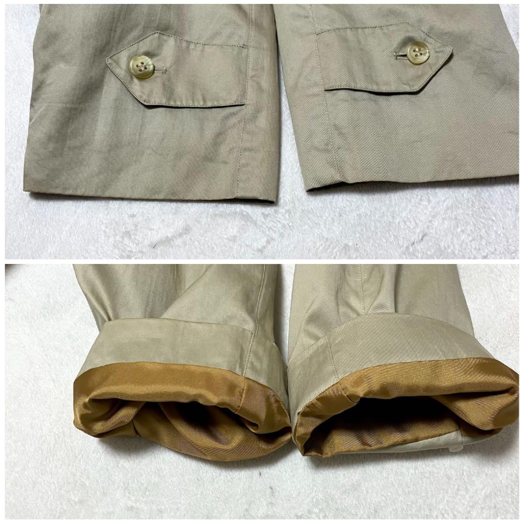 バーバリー トレンチコート ロング￼107 裏地ノバチェック総柄