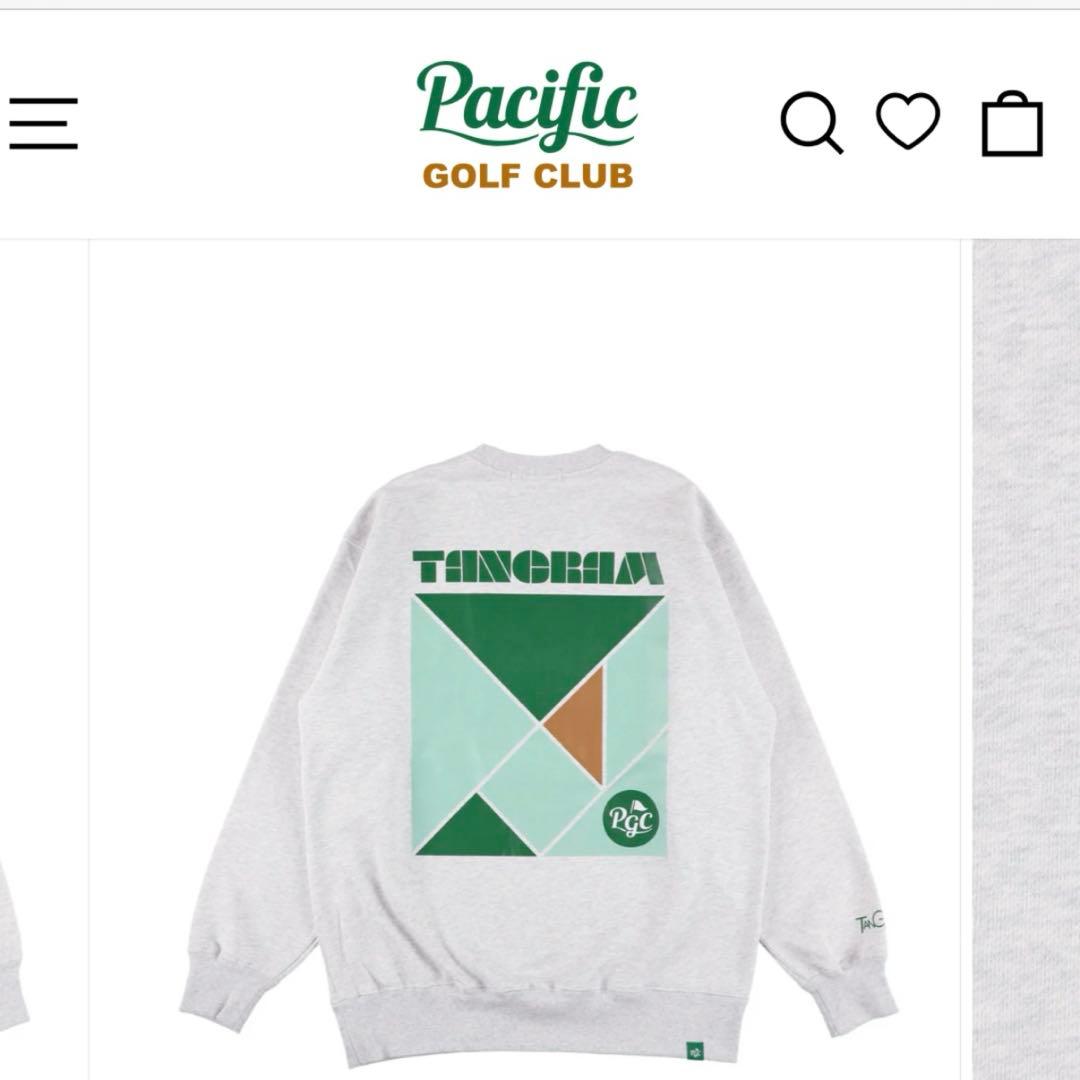 Pacific GOLF CLUB TANGRAM コラボ スウェット グレー - メルカリ