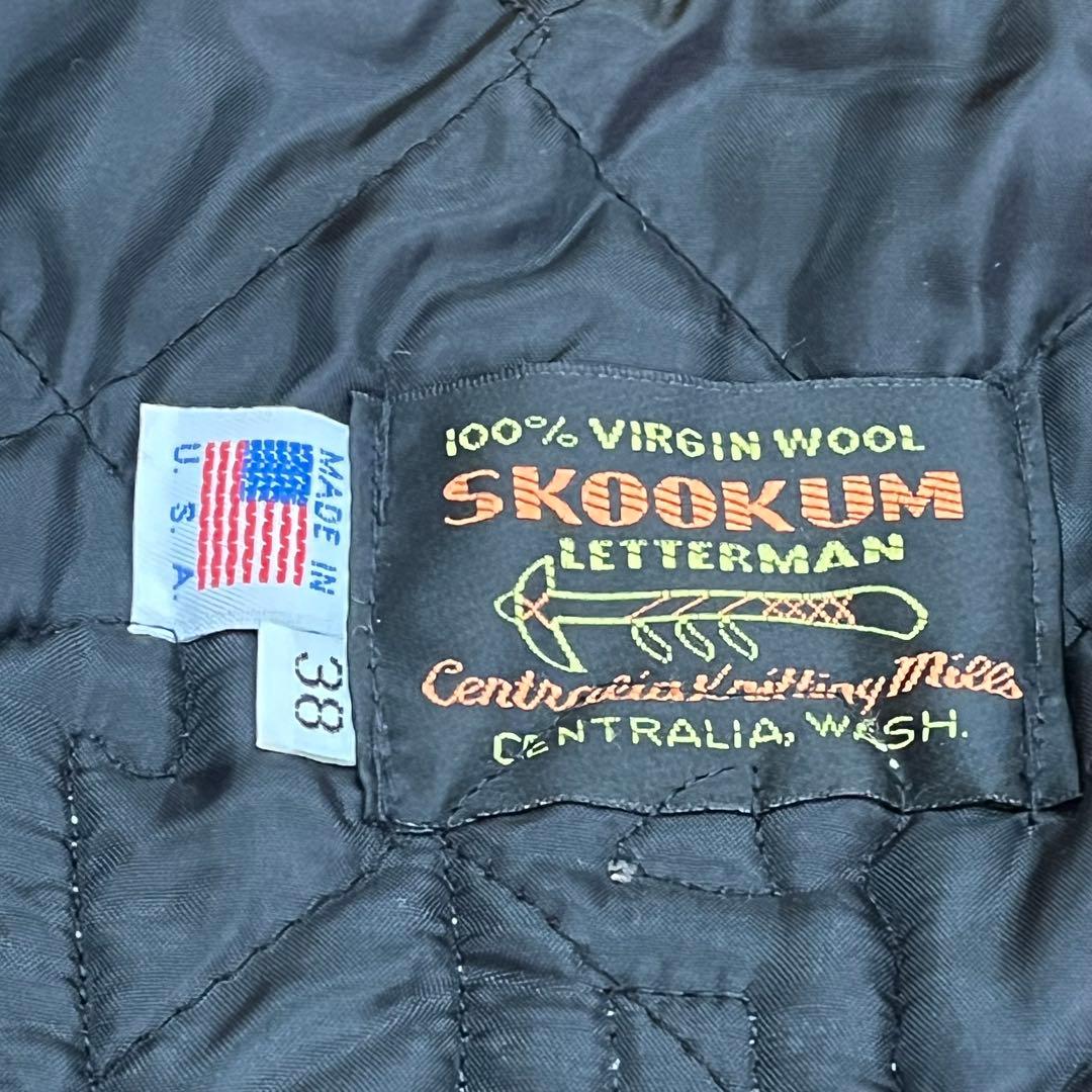 USA製SKOOKUM スクーカム ファラオジャケットワッペンカスタムサイズ38