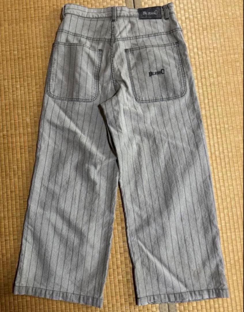 BLESSU ブレスユー バギーデニム ストライプ - メルカリ