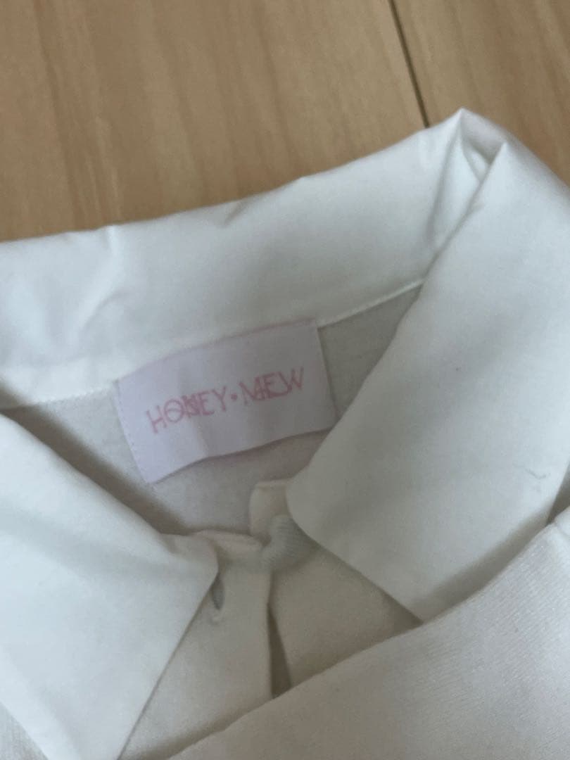 honey mew ハニーミュウ checkアンサンブルロングスリーブワンピース