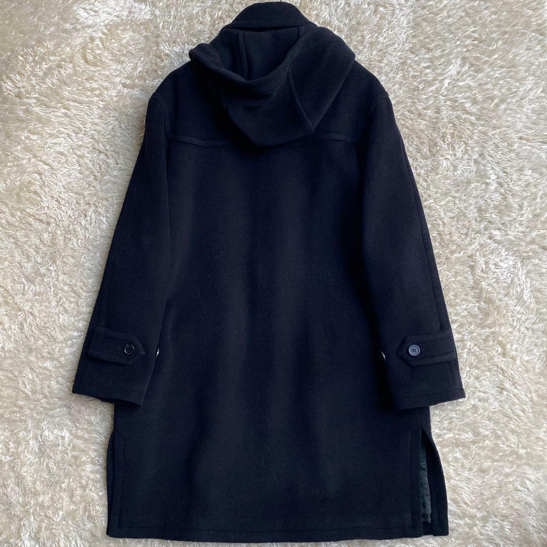 希少】HERMES エルメス ダッフルコート ヴィンテージ 50 ブラック 黒