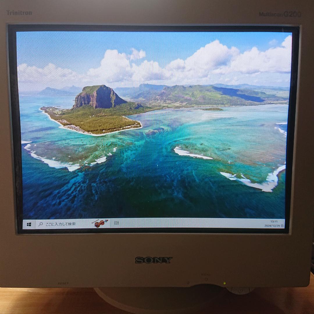 ソニー 17インチ トリニトロン ブラウン管 モニター CPD-G200J - メルカリ