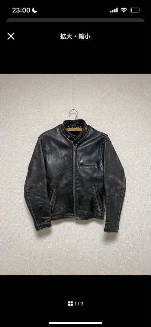 Schott USA製 シングルライダース レザージャケット 90s 00s 80年代 80s 90年代 90s アメリカ製 ショット レザージャケット 黒