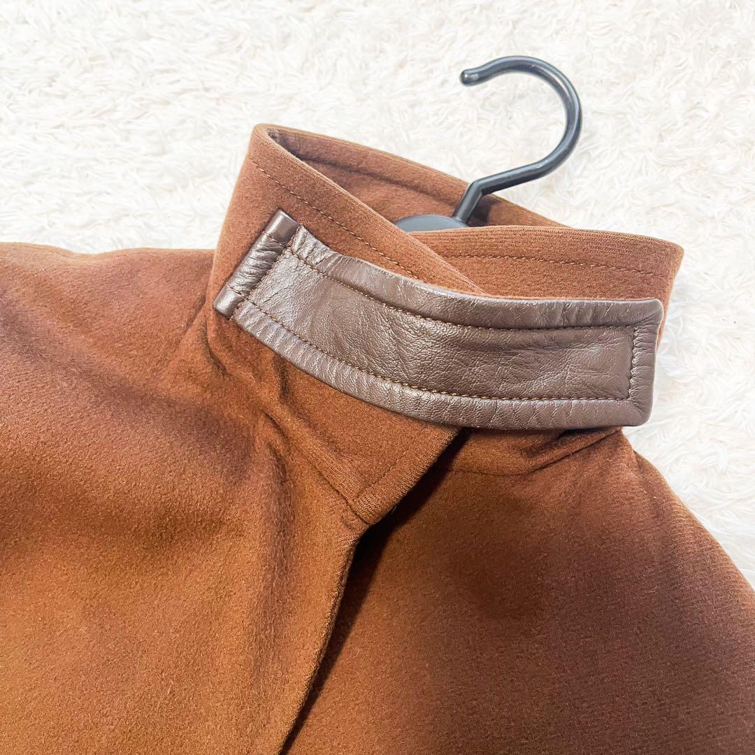 白タグ マックスマーラ ダブルフェイス ロングコート カシミヤ100