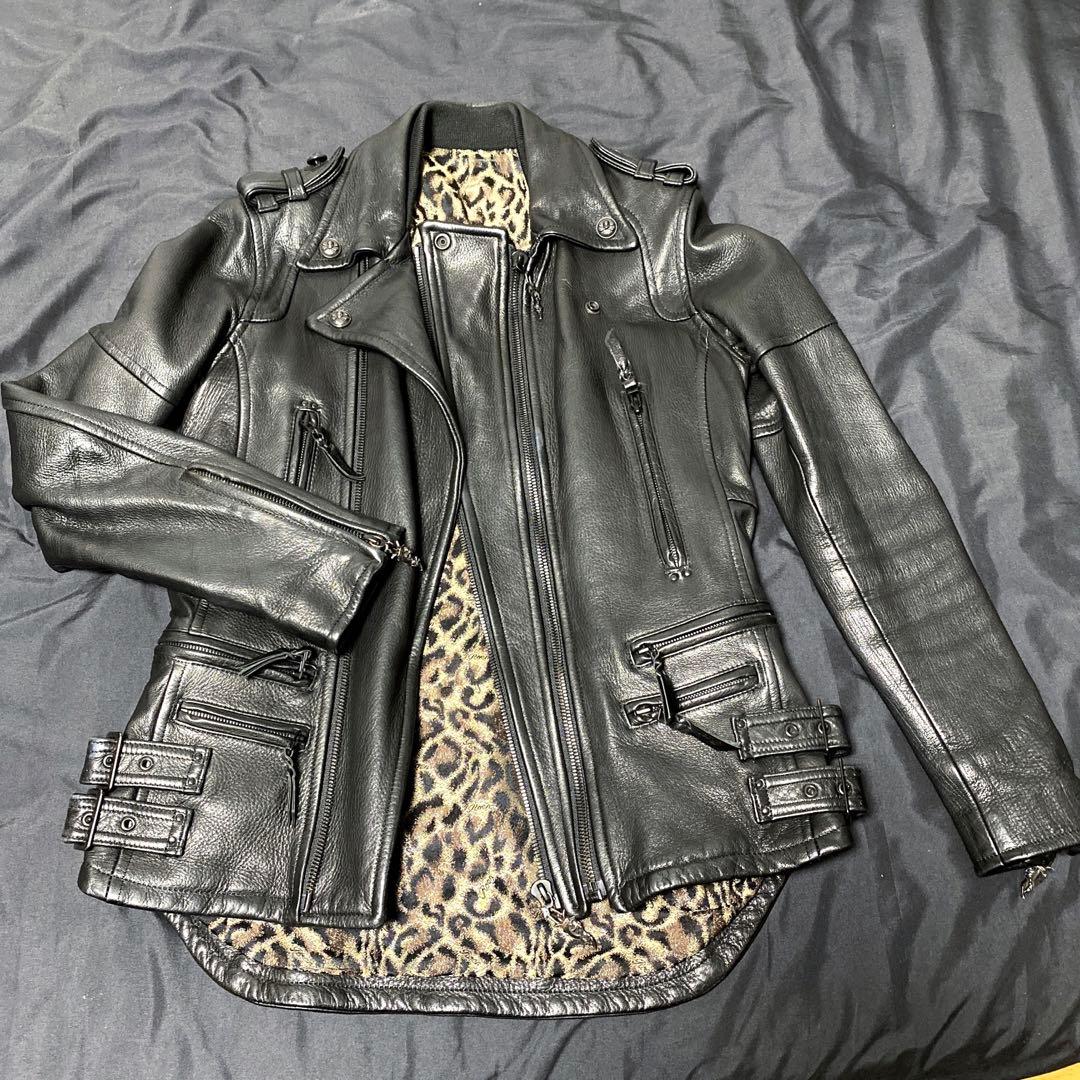 価格交渉 Roen ディアスキン 44サイズ ダブル ライダース ジャケット