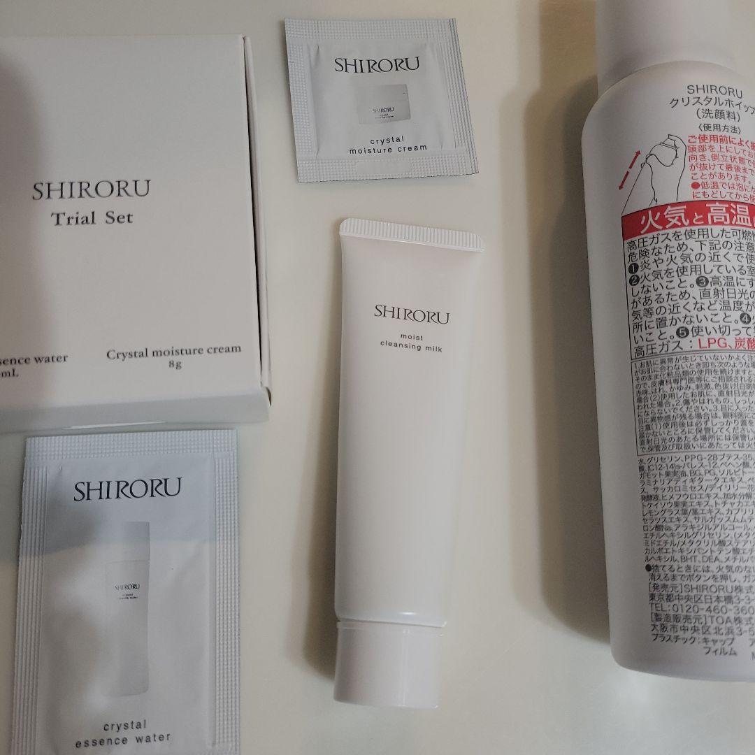 SHIRORU 本体 トライアルセット 洗顔 クリスタルホイップ - メルカリ