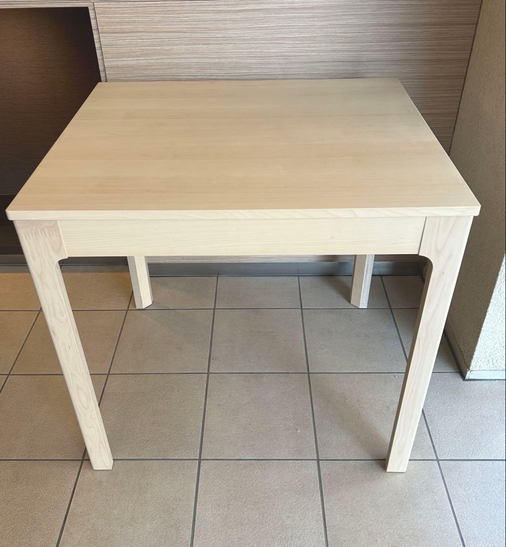 美品】IKEA EKEDALEN 伸長式ダイニング テーブル バーチ - メルカリ