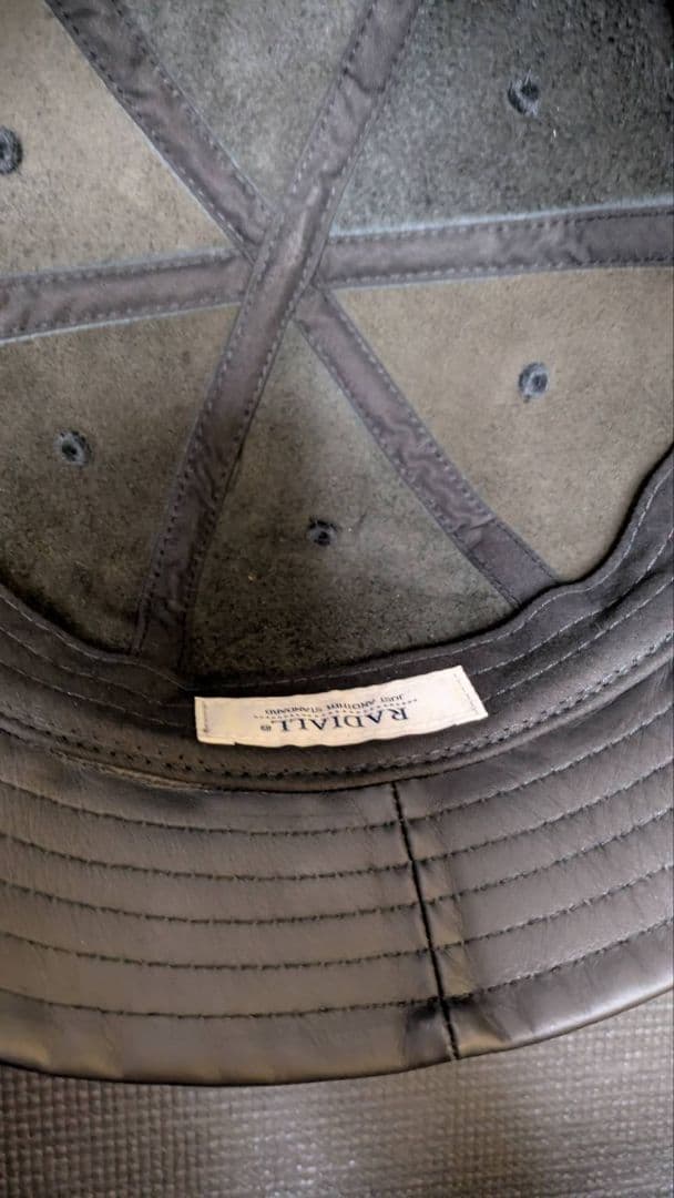 RADIALL ラディアル レザー バケットハット ブラック M - メルカリ