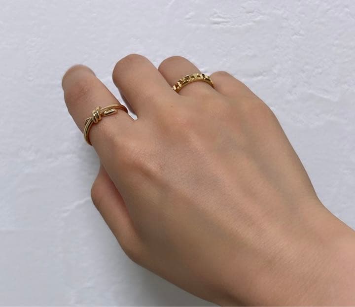 Tiffany トゥルーナローリング イエローゴールド 9号【3月限定価格