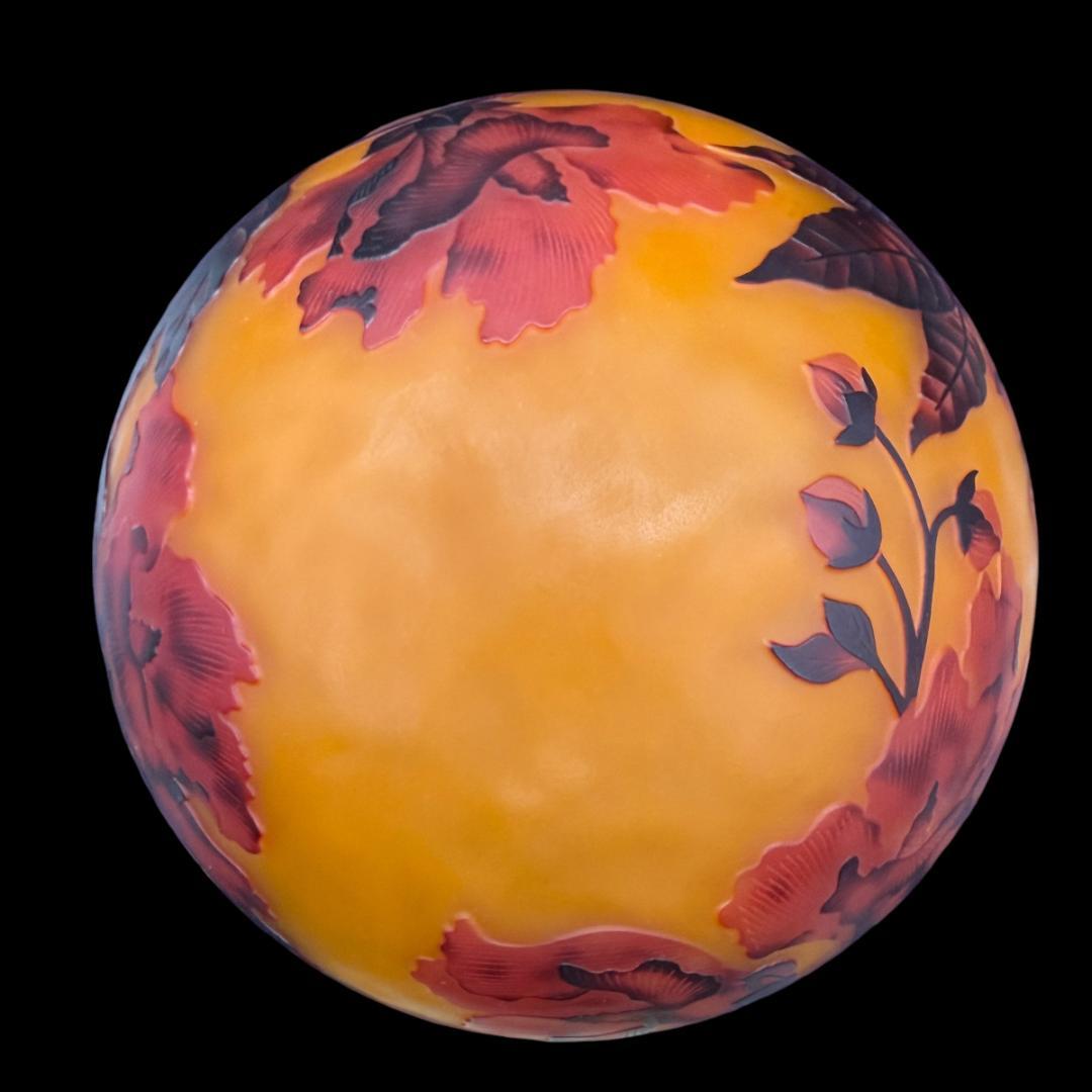 高さ35㎝【希少】【特大】エミールガレ風 レプリカ ランプ 卓上照明