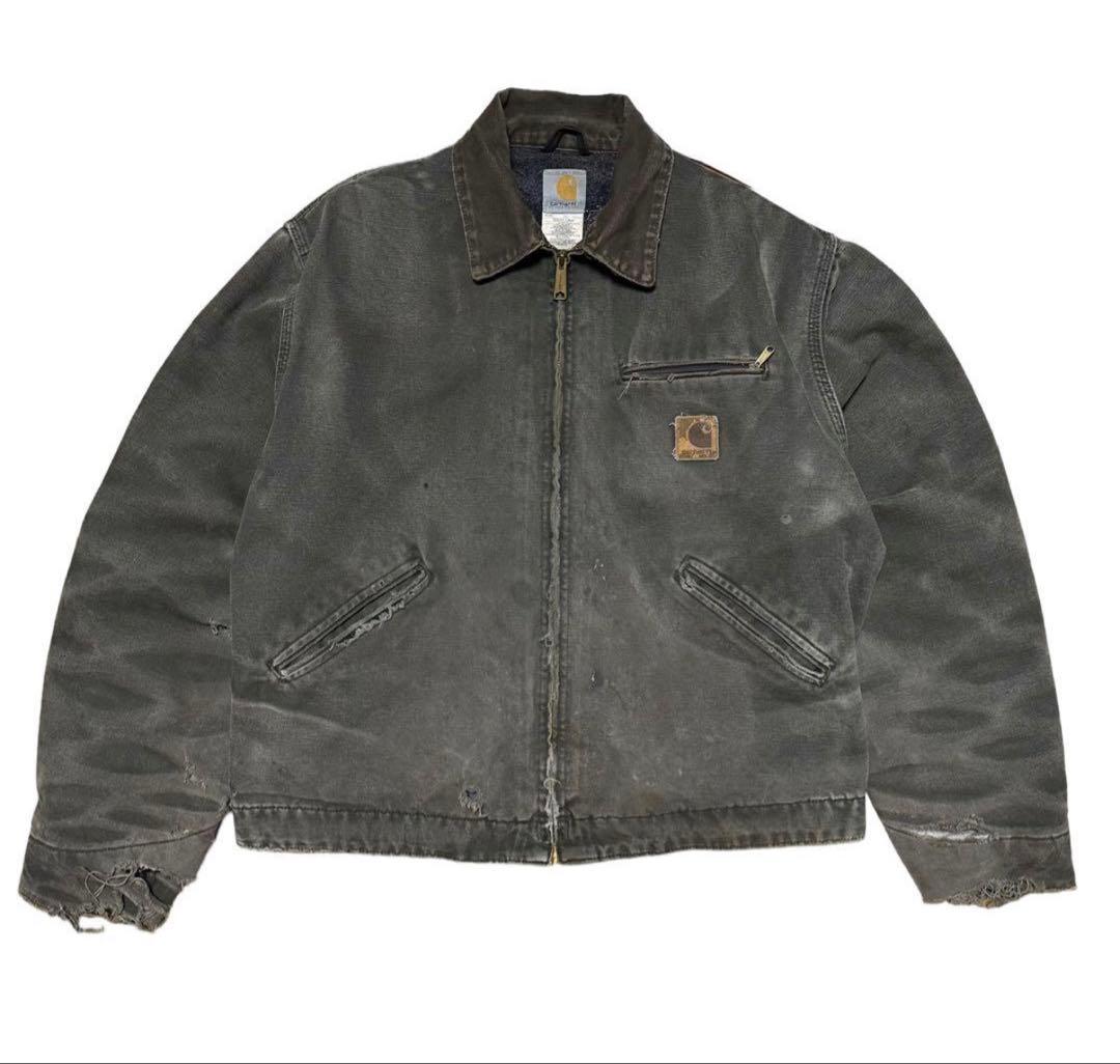希少] Carhartt J97 mos デトロイトジャケット モスグリーン - メルカリ