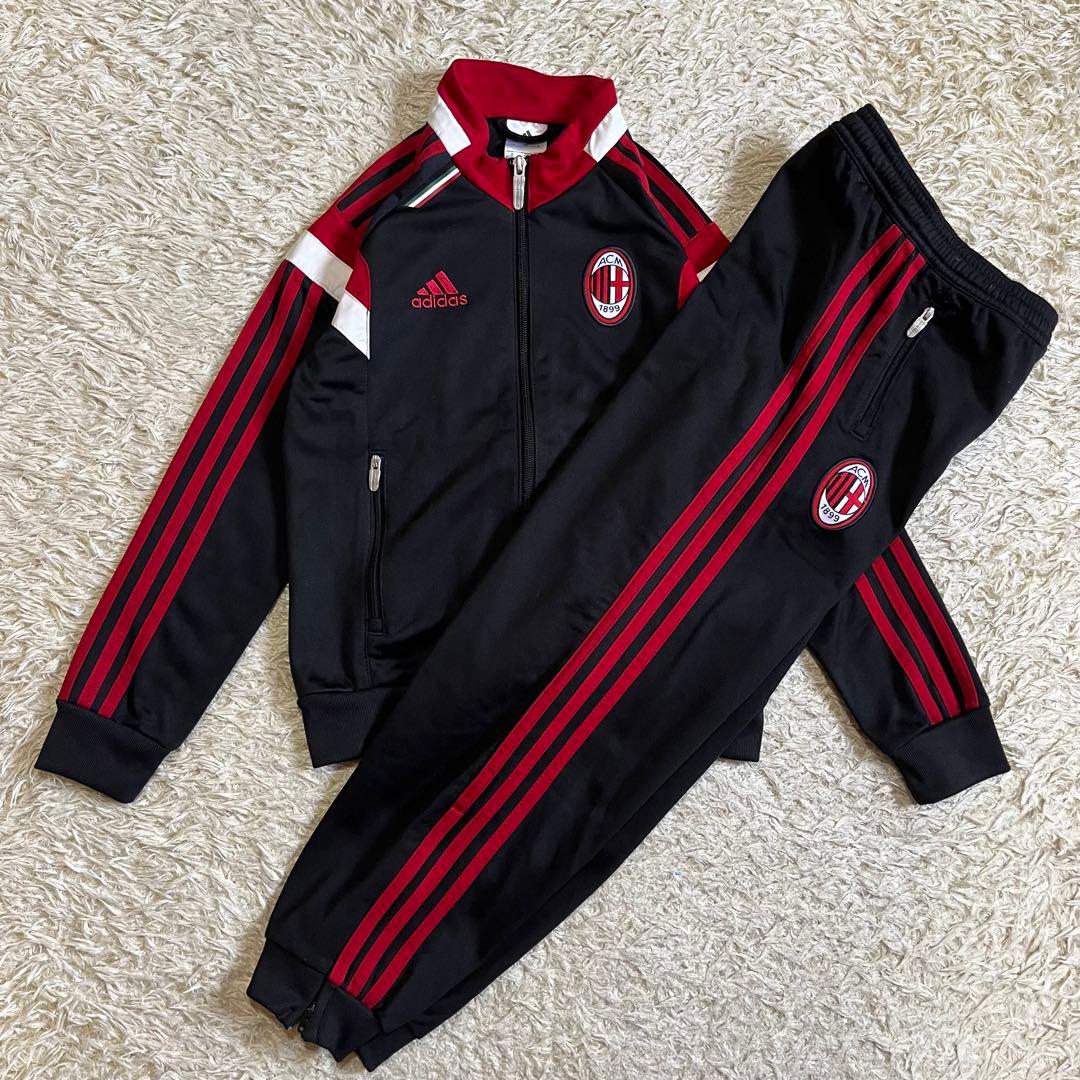 良品 アディダス ACミラン ジャージ セットアップ 上下 130サイズ