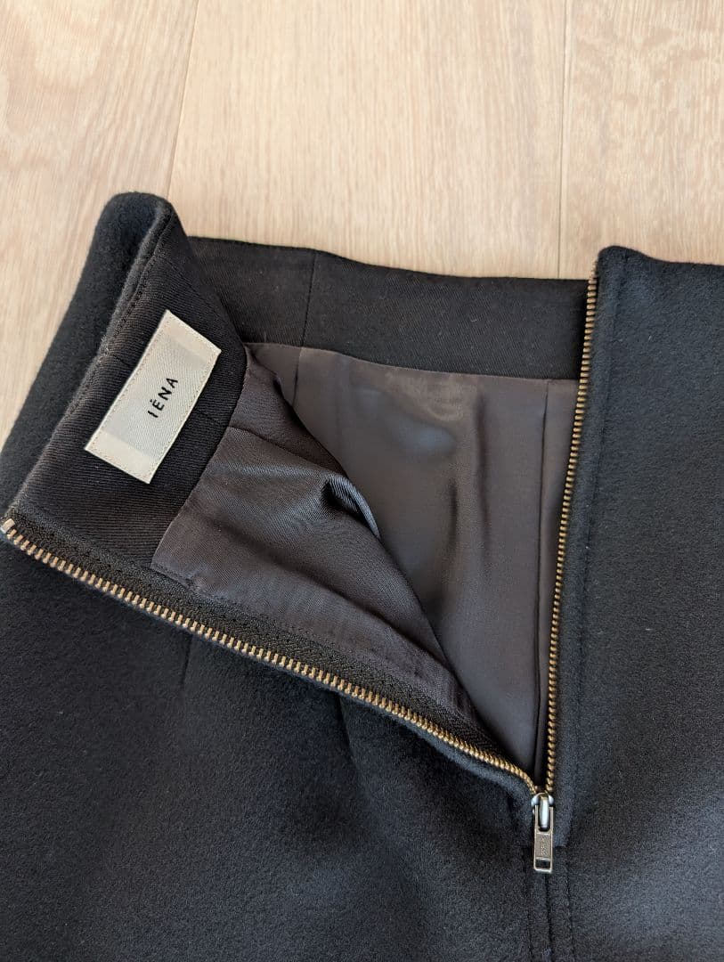 美品【IENA】厚手 ナロースカート ブラック - メルカリ