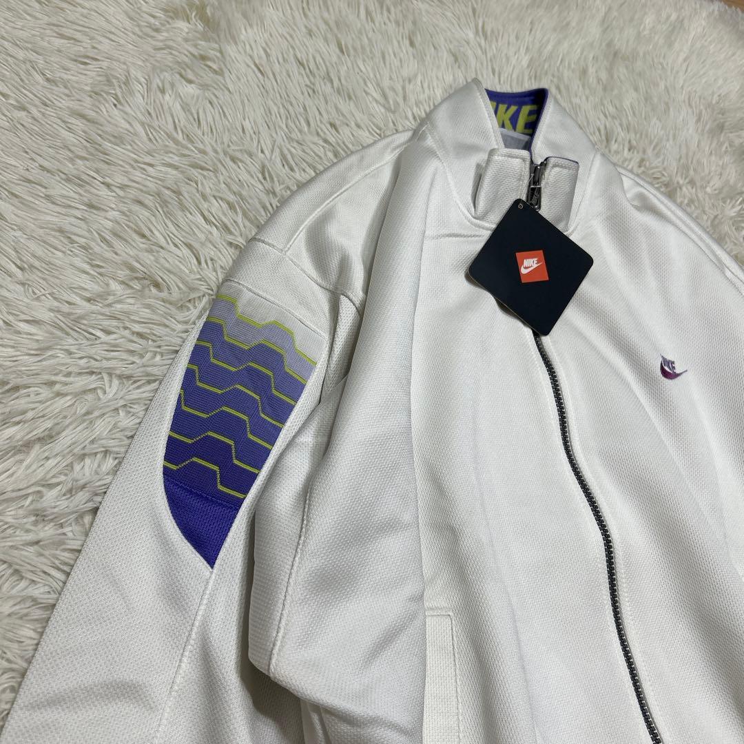 未使用タグ付き 90s NIKE 銀タグ 刺繍ロゴ トラックジャケット XL