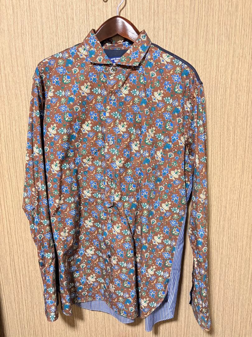 JUNYA WATANABE MAN 花柄シャツ Lサイズ ブラウン 楽天市場】柄シャツ 花柄 フラワー 大花 ブラウン 茶色 セピア タイ