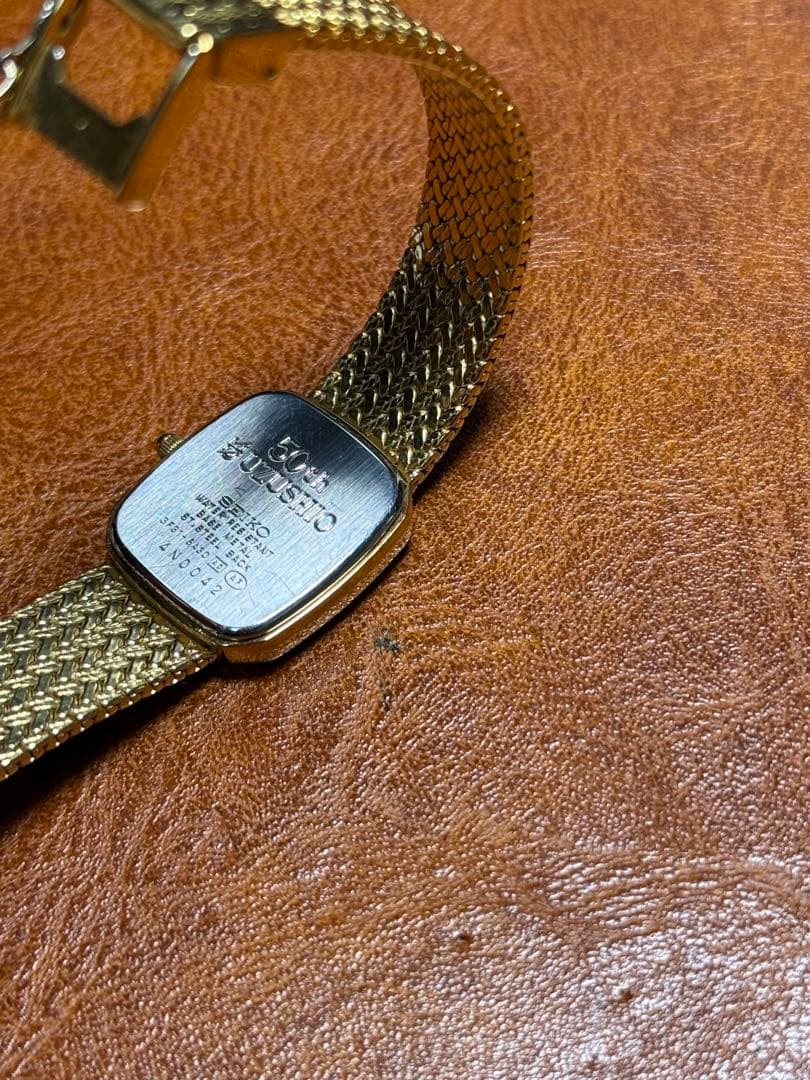 A108 希少 稼動品 SEIKO excelineレクタンギュラー90年代 - メルカリ