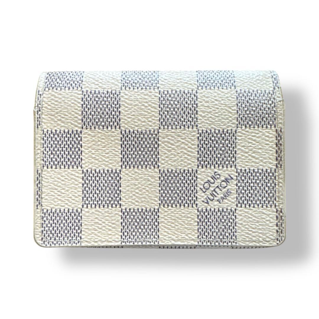 Louis Vuitton ダミエ名刺入れ 正規紙袋無料】ルイヴィトン カードケース 名刺入れ パスケース 大容量