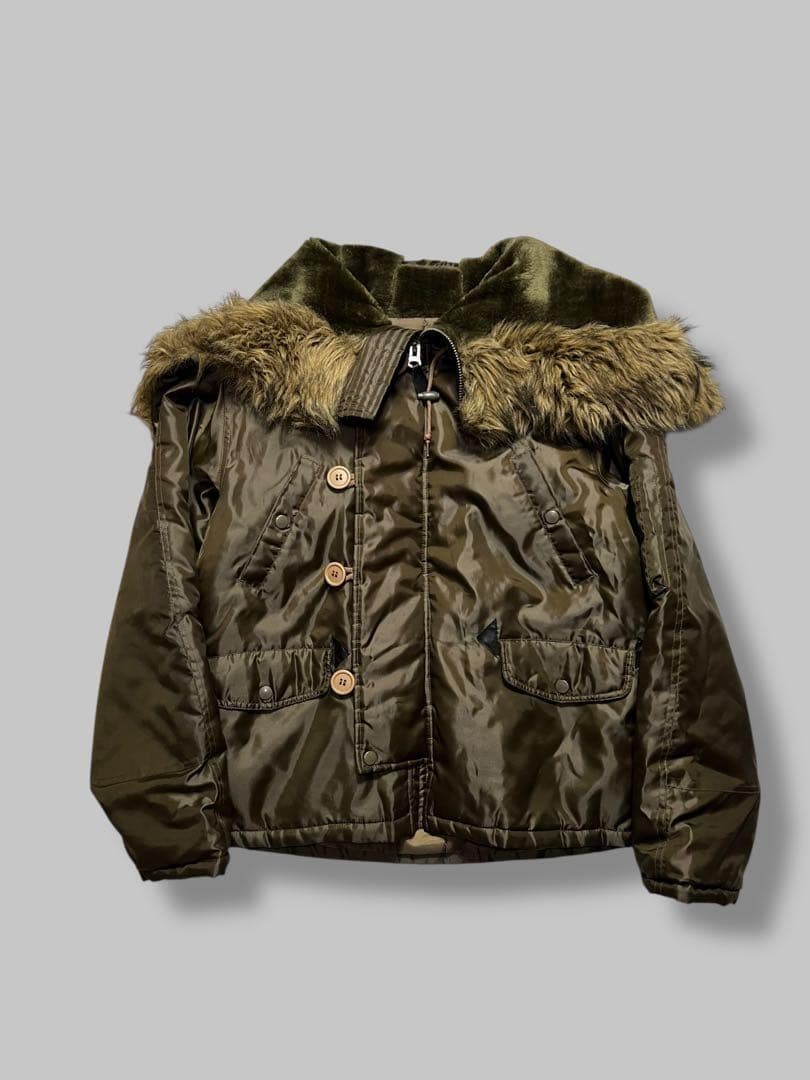 ジャケット・アウター Y2K Style Short N3-B Flight Jacket N3B-PARKA Flight Jacket
