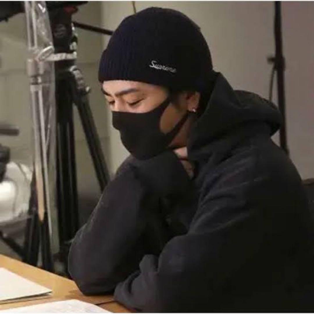 Supreme シュプリーム ニット帽 ビーニー 野村周平着用モデル ブラック