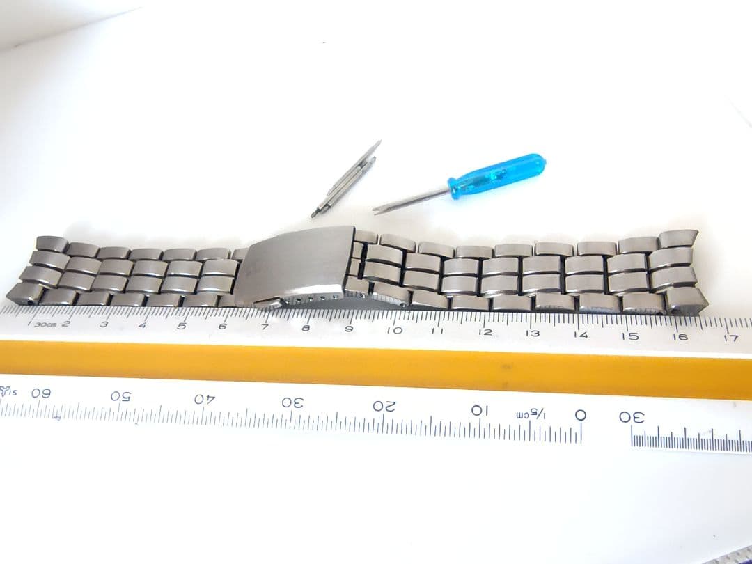 美品、ラグ幅20mm、約16.5cm】セイコー 純正 チタン ブライツ ベルト