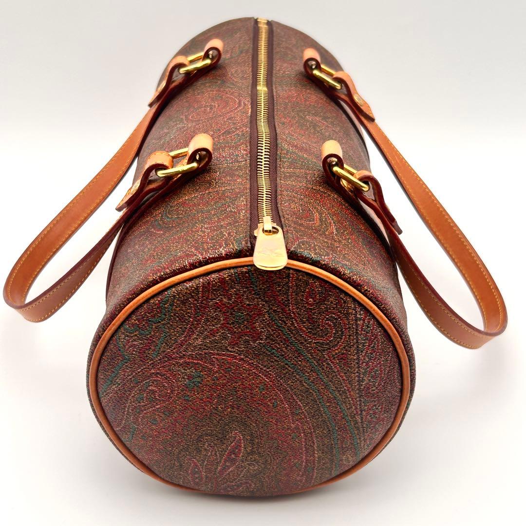 ✨美品✨ ETRO エトロ ボストンバッグ ミニ ペイズリー柄 ハンドバッグ