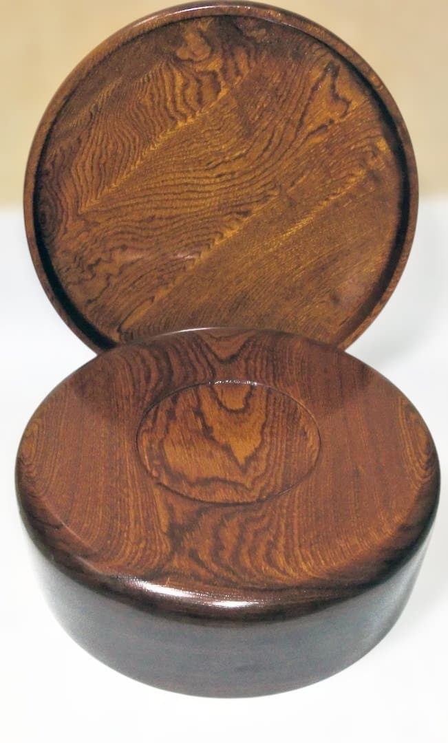 未使用 天然木 くり抜き茶櫃 - メルカリ