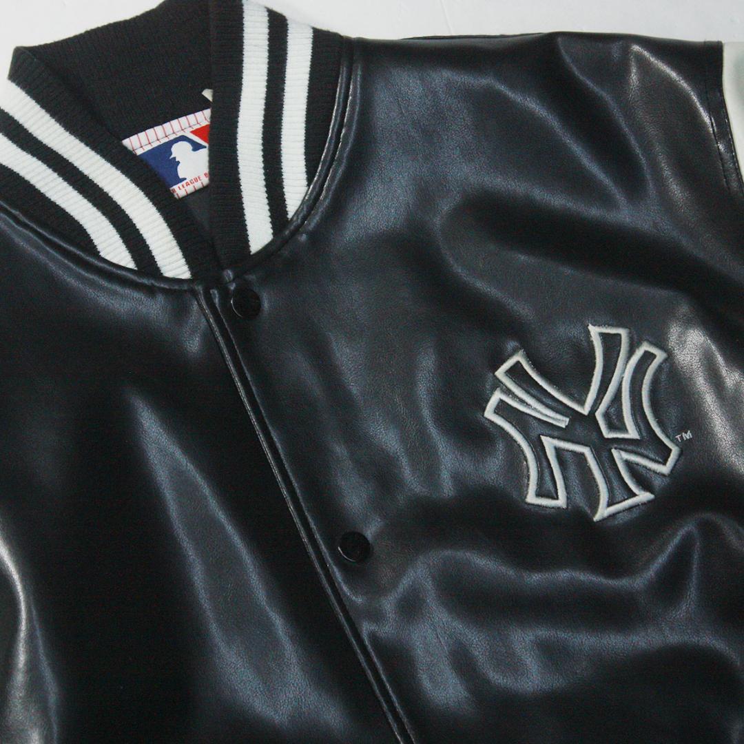 YANKEES ヤンキース フェイクレザースタジャン - メルカリ