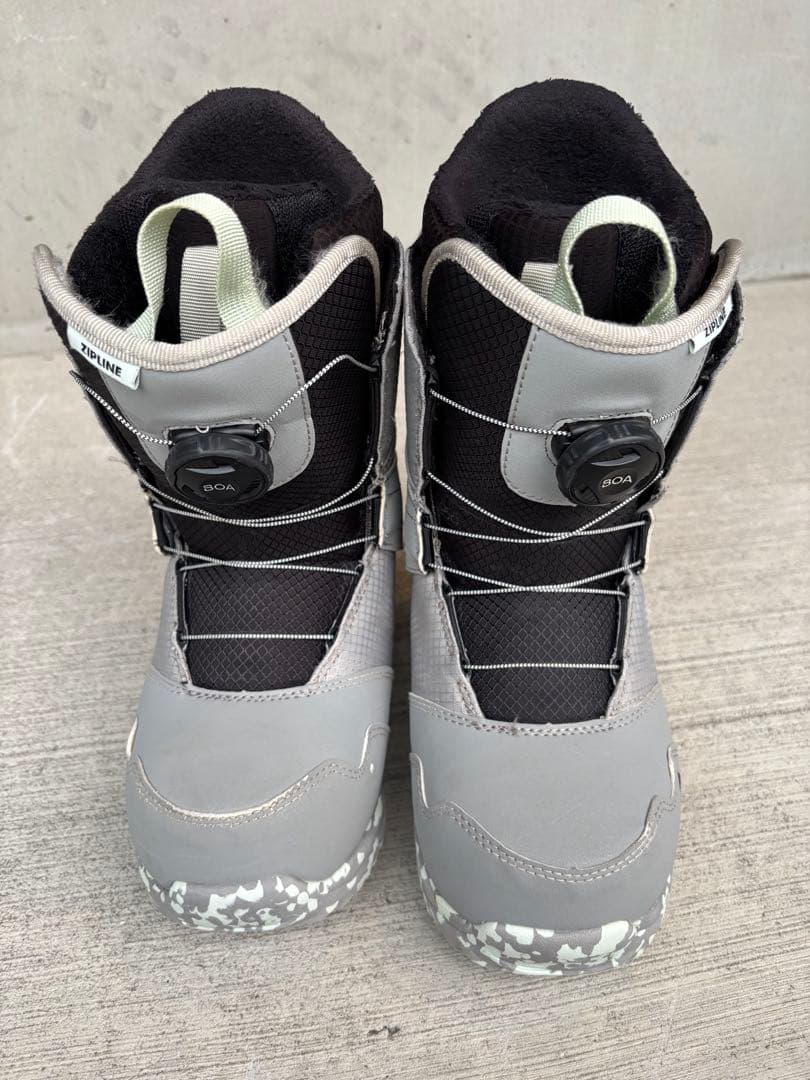 BURTON ZIP LINE 23cm バートン 子ども用スノーボードブーツ BURTON（バートン） 23-24 BURTON スノーボード ブーツ キッズ Kids