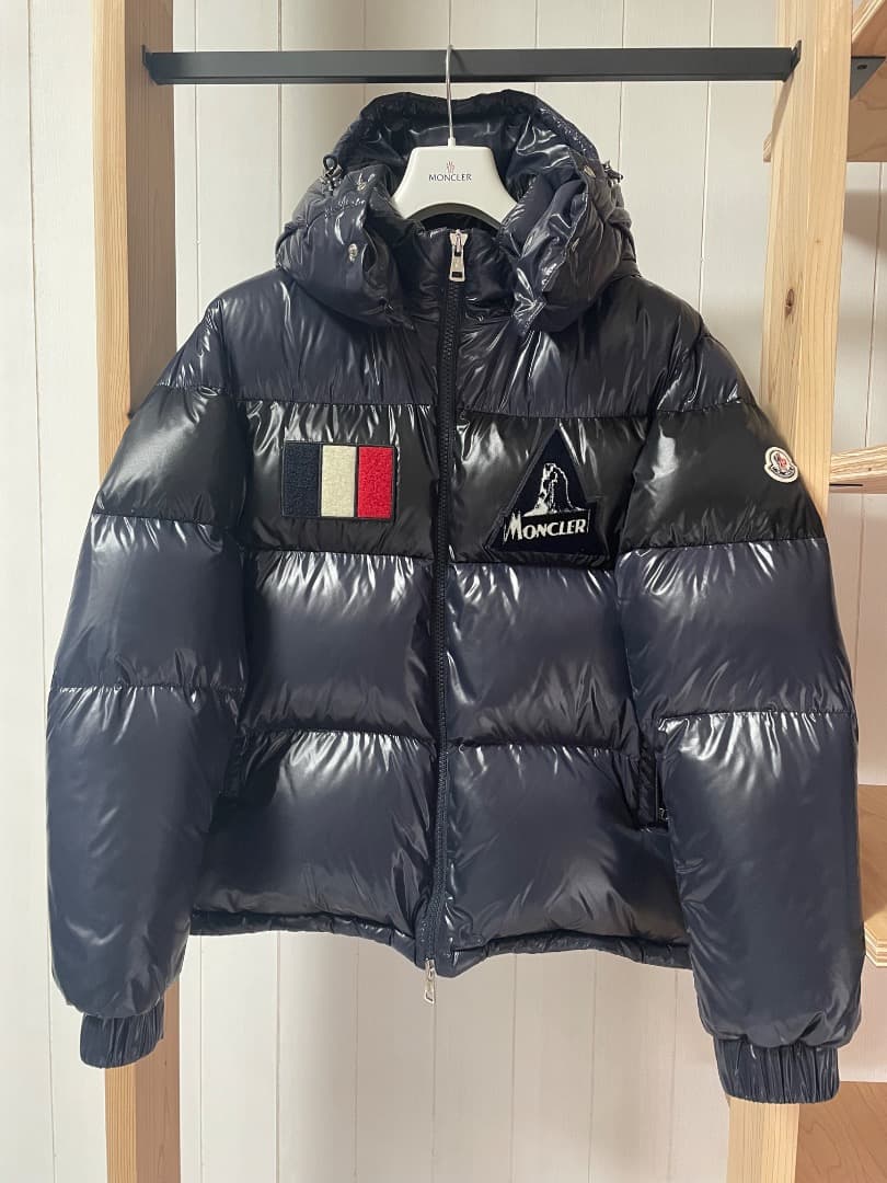 美品】モンクレール ゲイリーダウンジャケット メンズ ネイビー3/L