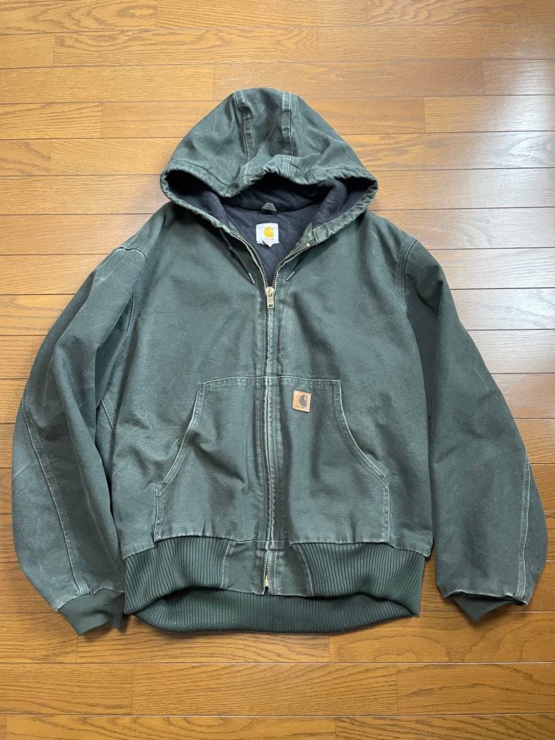 Carhartt カーハート ダックパーカー ダックジャケット カーキ L