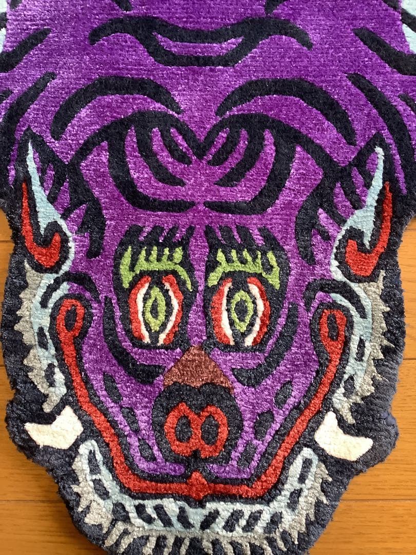 《 本物　新品　1点物 》 シルク　チベタンタイガー　虎　S 約80センチ　a