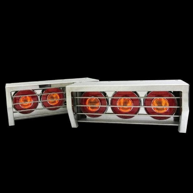 0652 ステンレステールボックス 鏡面 小型車用 左右セット - メルカリ