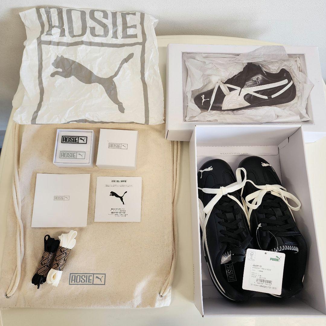 靴 PUMA SPEEDCAT PRM X ROSE 24.0CM