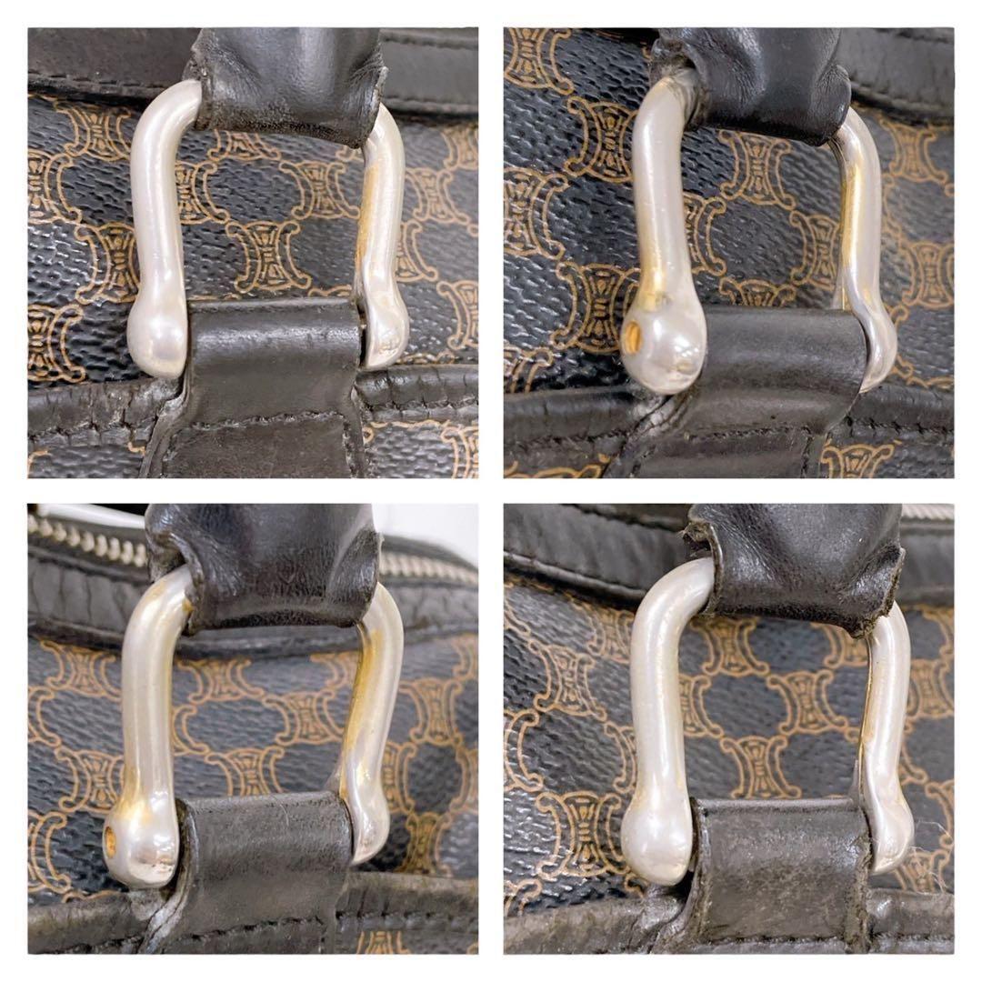 美品】セリーヌ 黒マカダム トリオンフ 2way ハンドバッグ 4668 - メルカリ