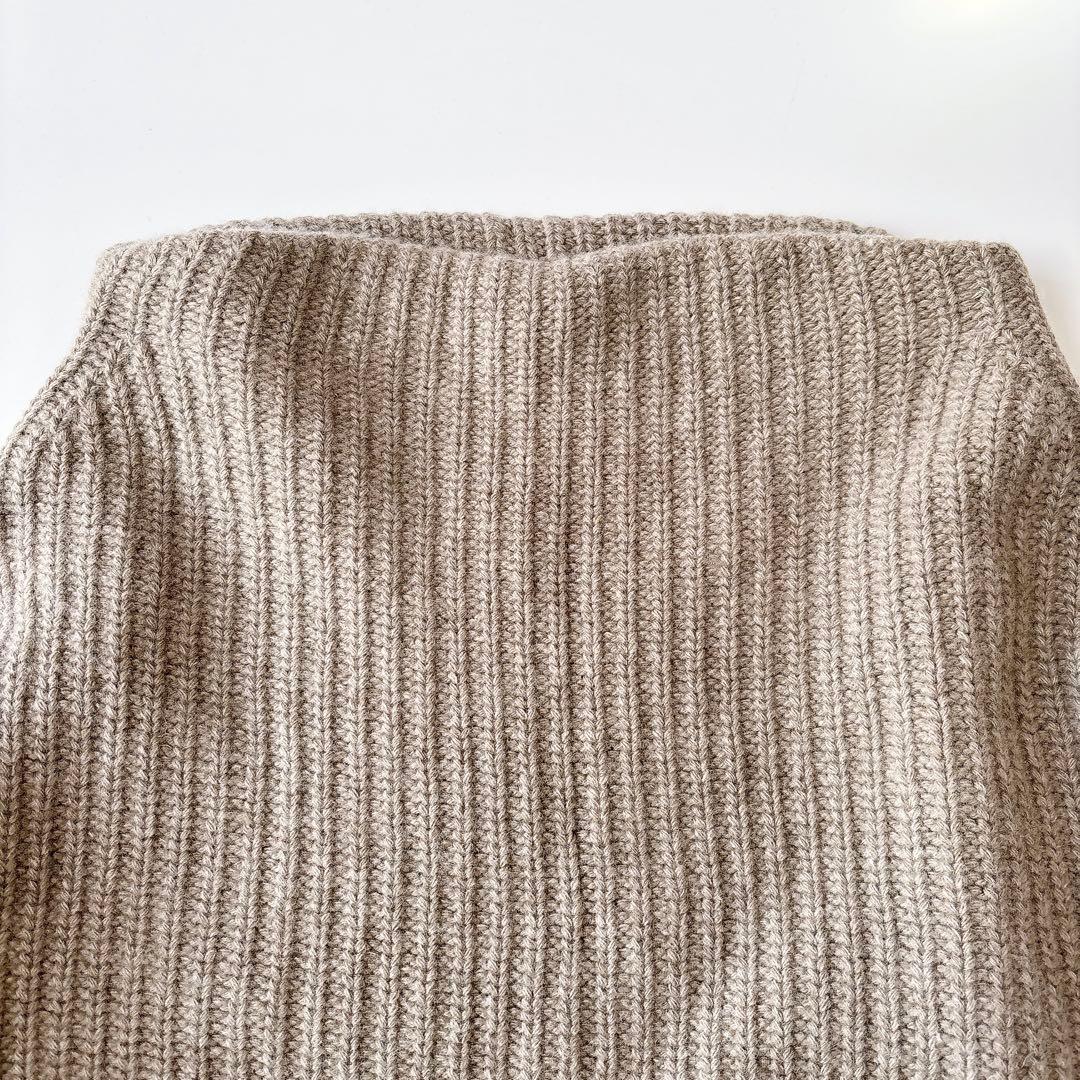 ドゥーズィエムクラス⁑ウールカシミヤ ボートネックアゼニットセーター