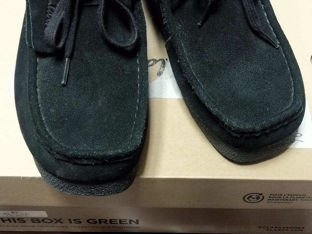 Clarks Wallabees EVO 黒スエード43 27cm ワラビー良品 - メルカリ
