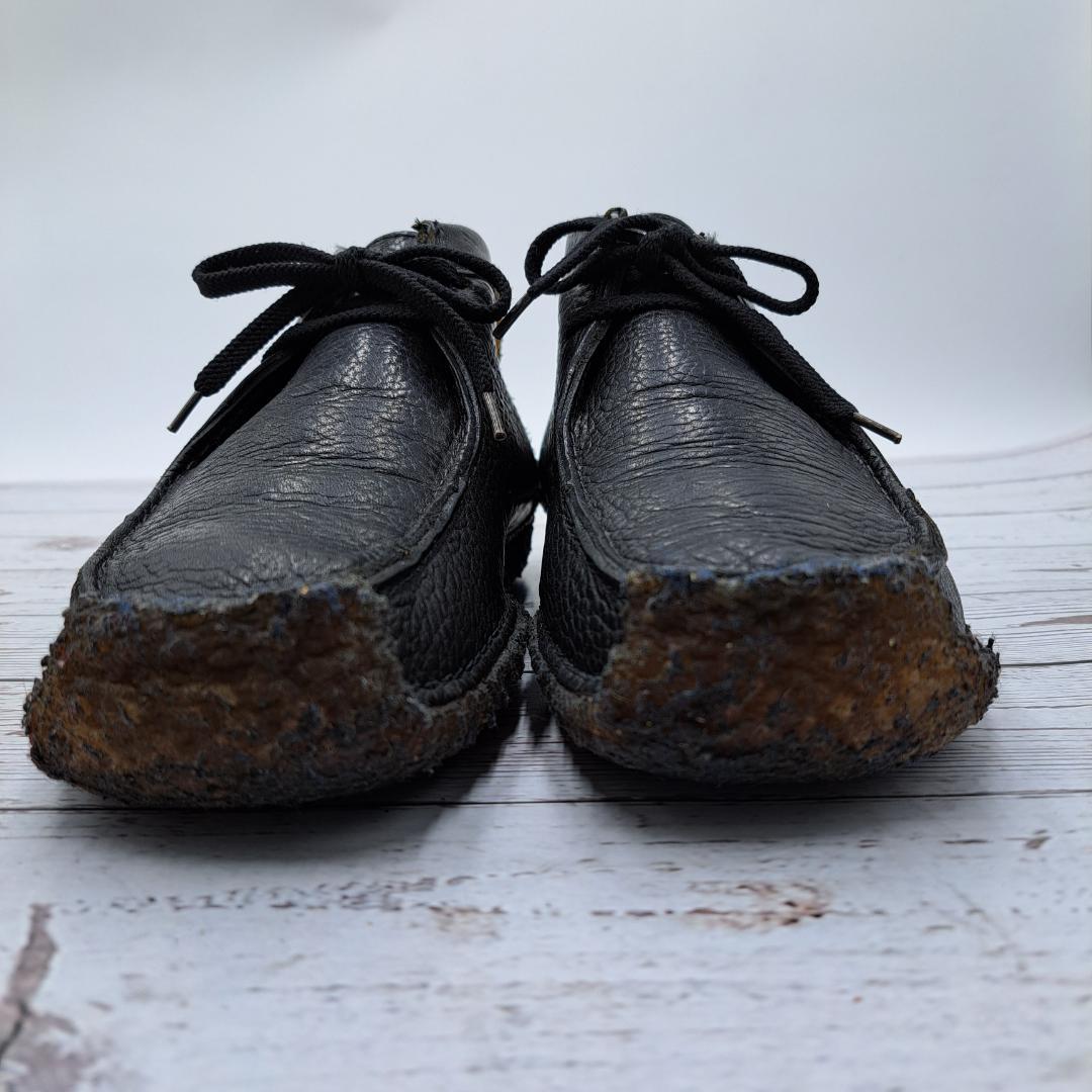 希少 CLARKS クラークス 【25】 アイルランド製 ワラビー ナタリー 黒