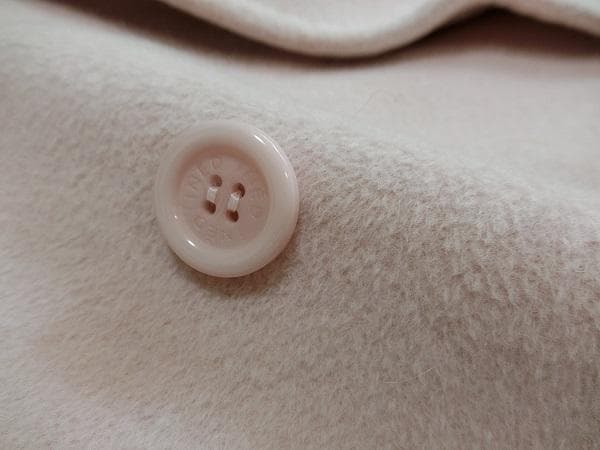 イネド アンゴラウール ベルテッド 美ライン コート スモーキーピンク