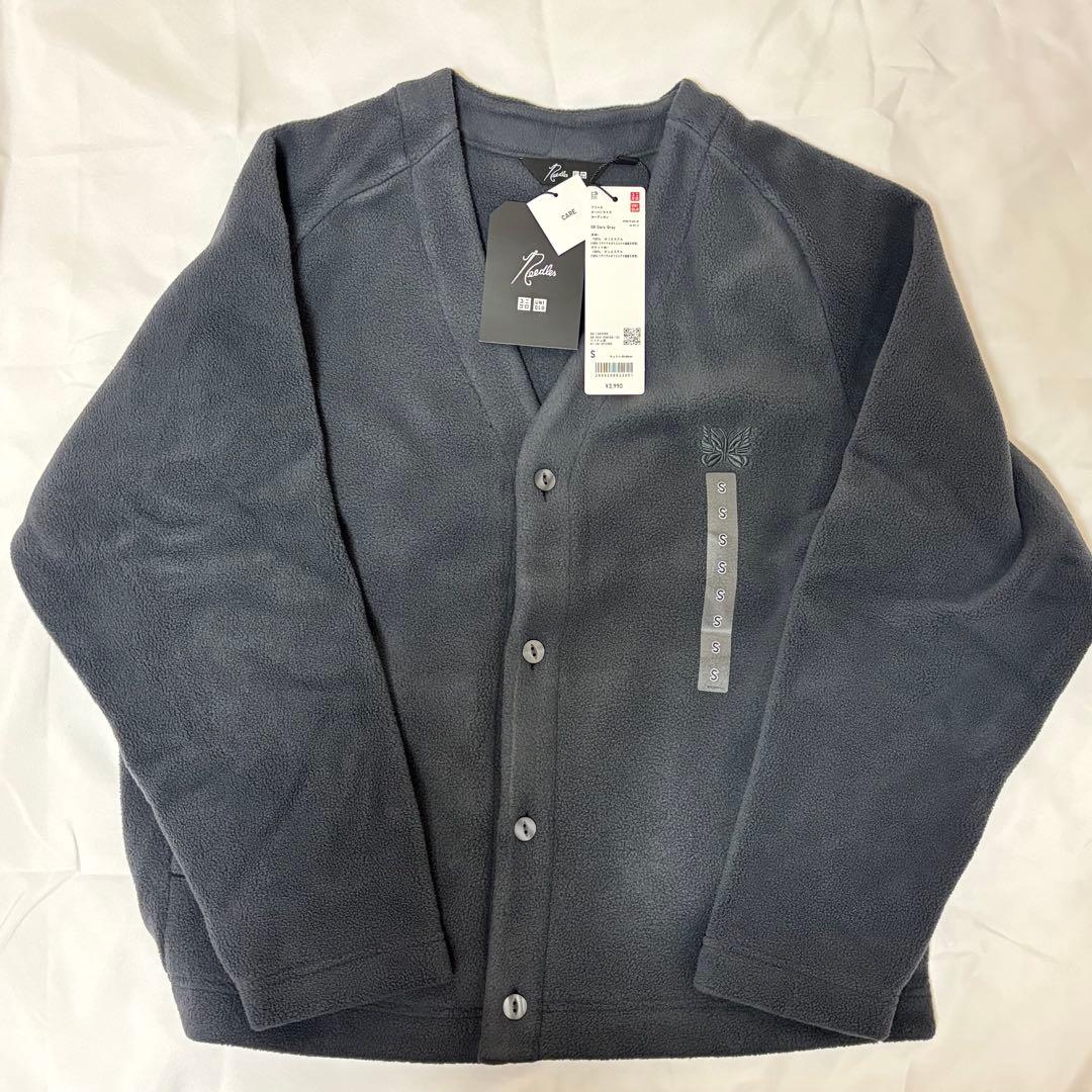 UNIQLO and NEEDLESグレー フリースカーディガン Sサイズ - メルカリ